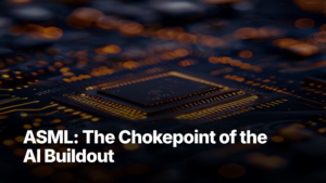 ASML stock — EUV lithography monopoly and the AI capex chokepoint