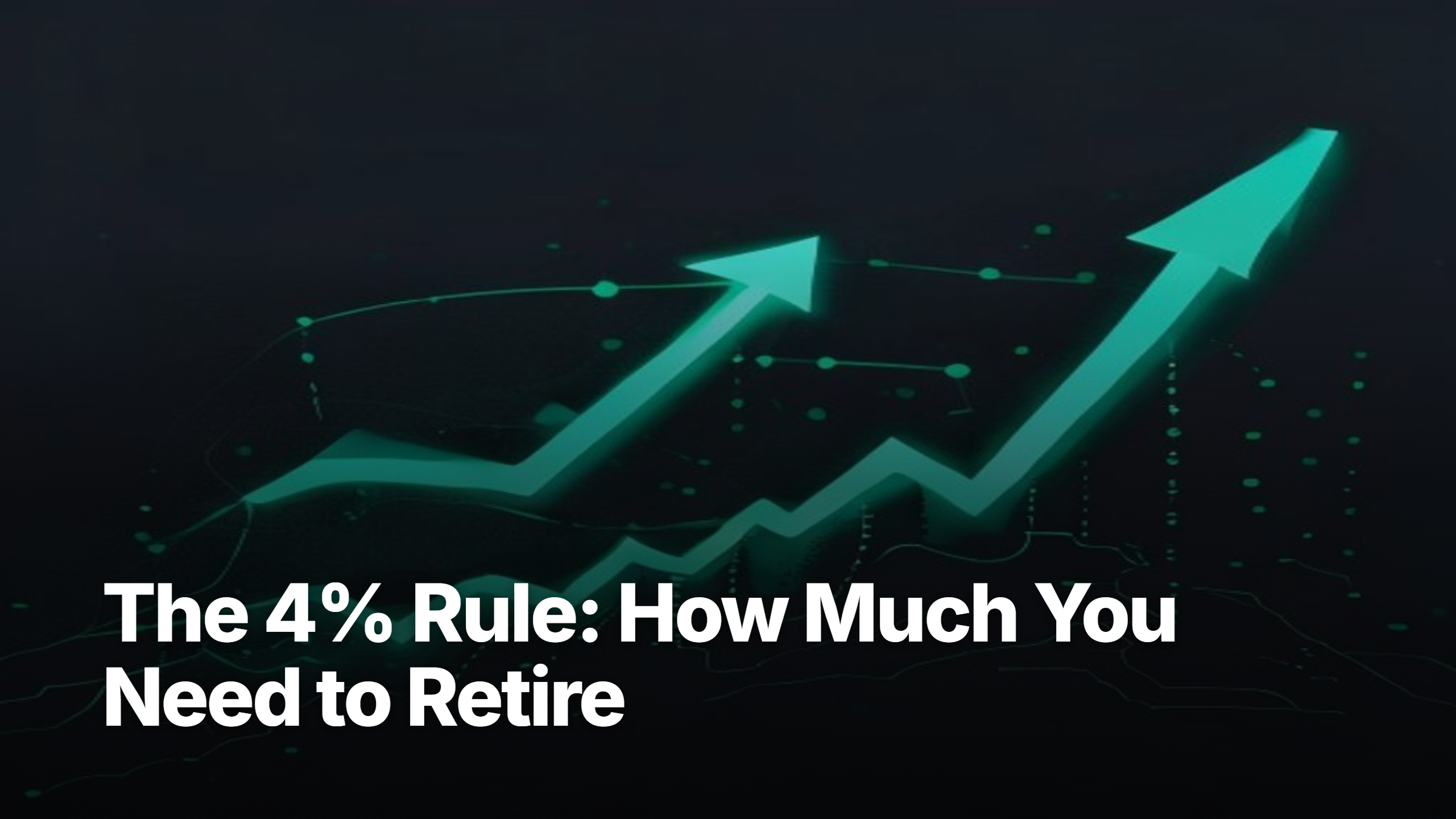 The 4 percent rule retirement explainer cover image