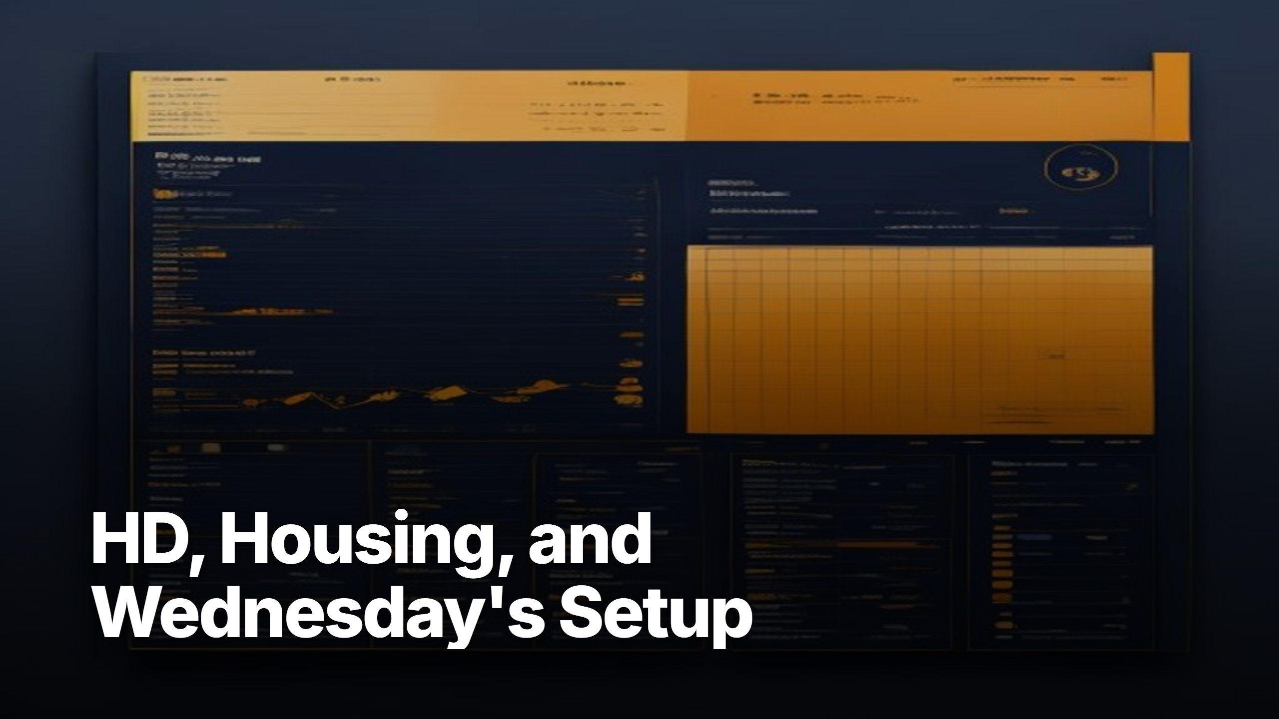 Market Pulse Digest hero card for HD earnings and pending home sales Tuesday May 19 2026