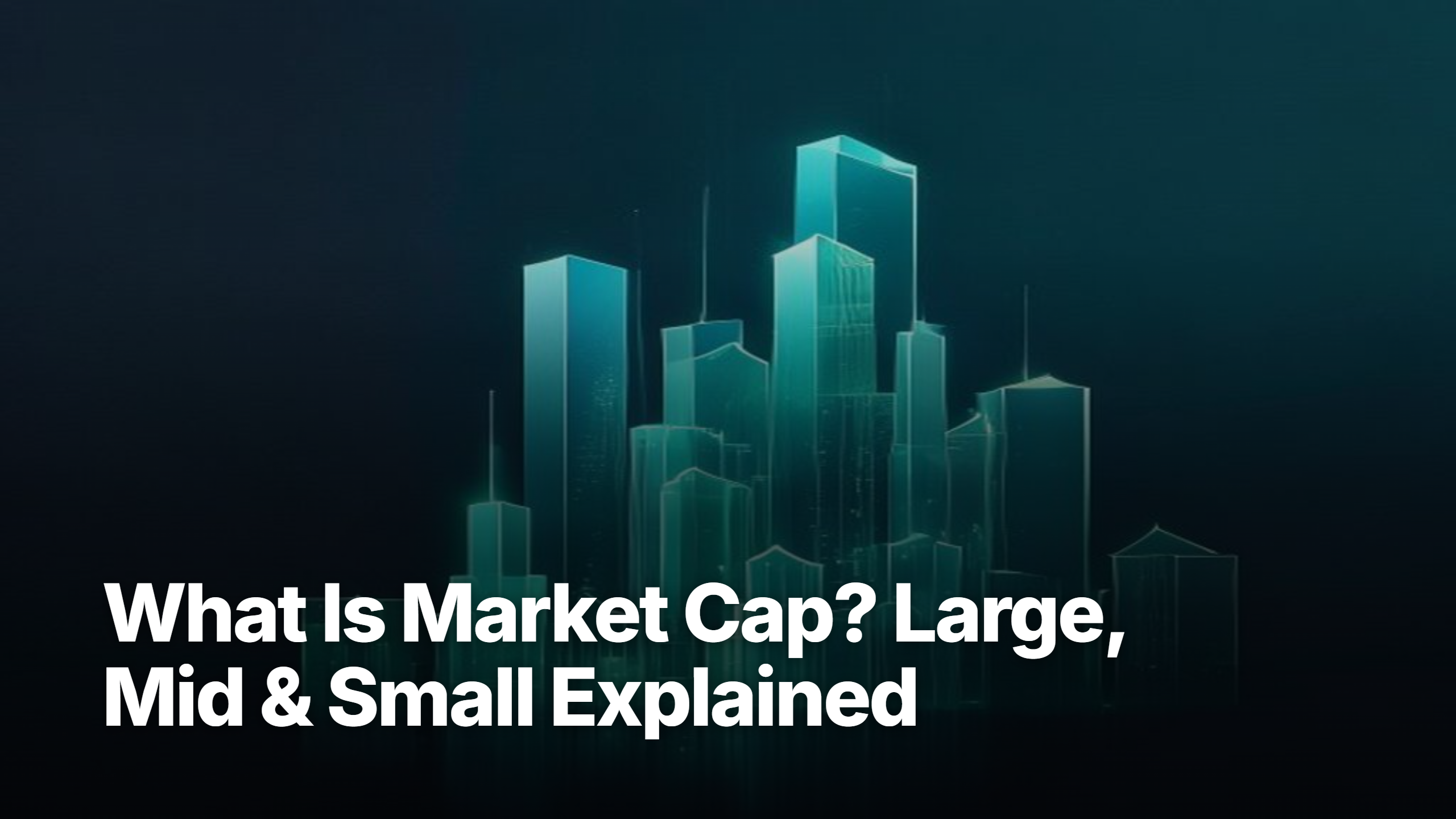 Diagram showing what is market cap across mega, large, mid, small, and micro cap tiers