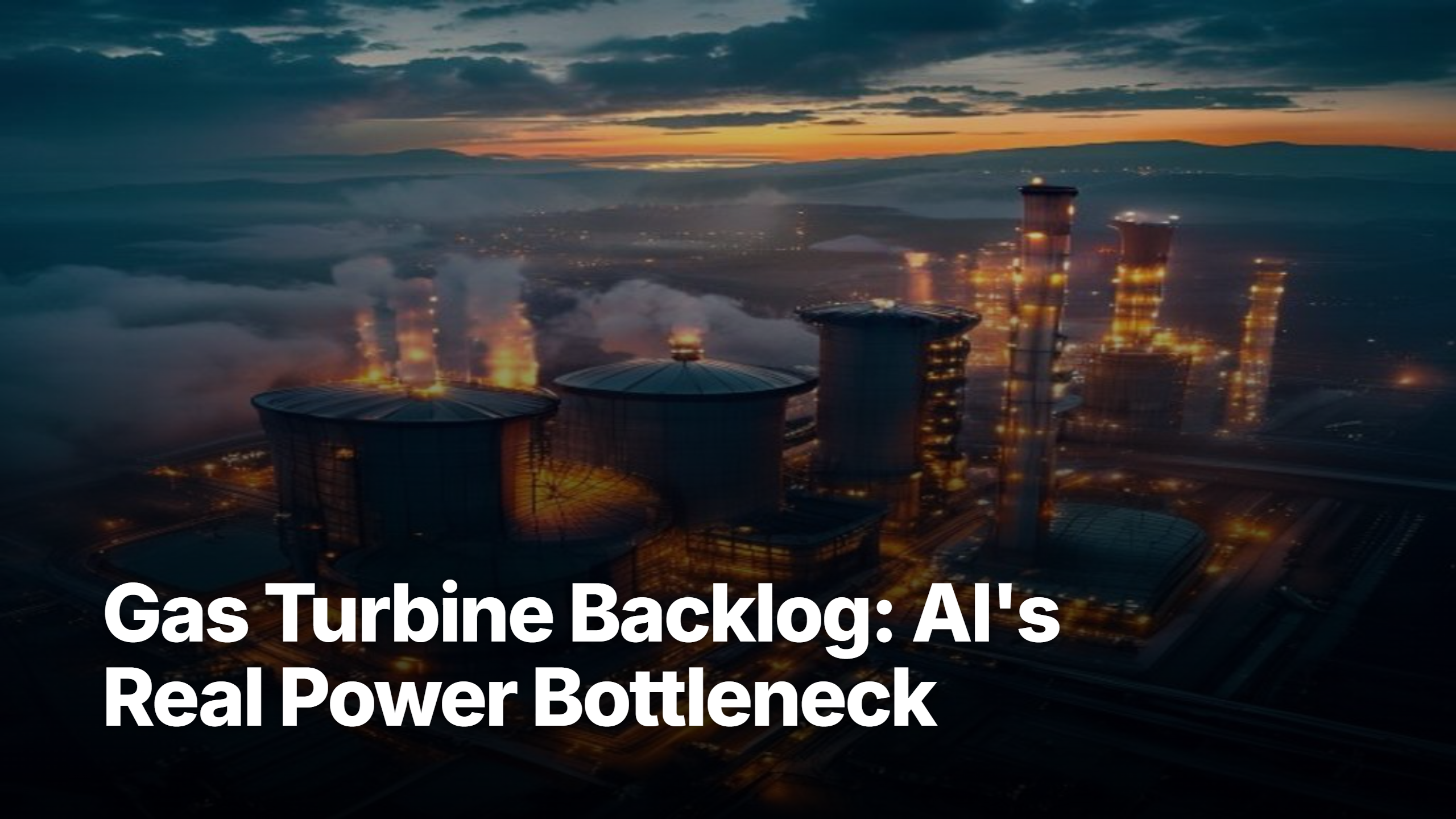 GE Vernova gas turbine manufacturing facility powering AI data centers