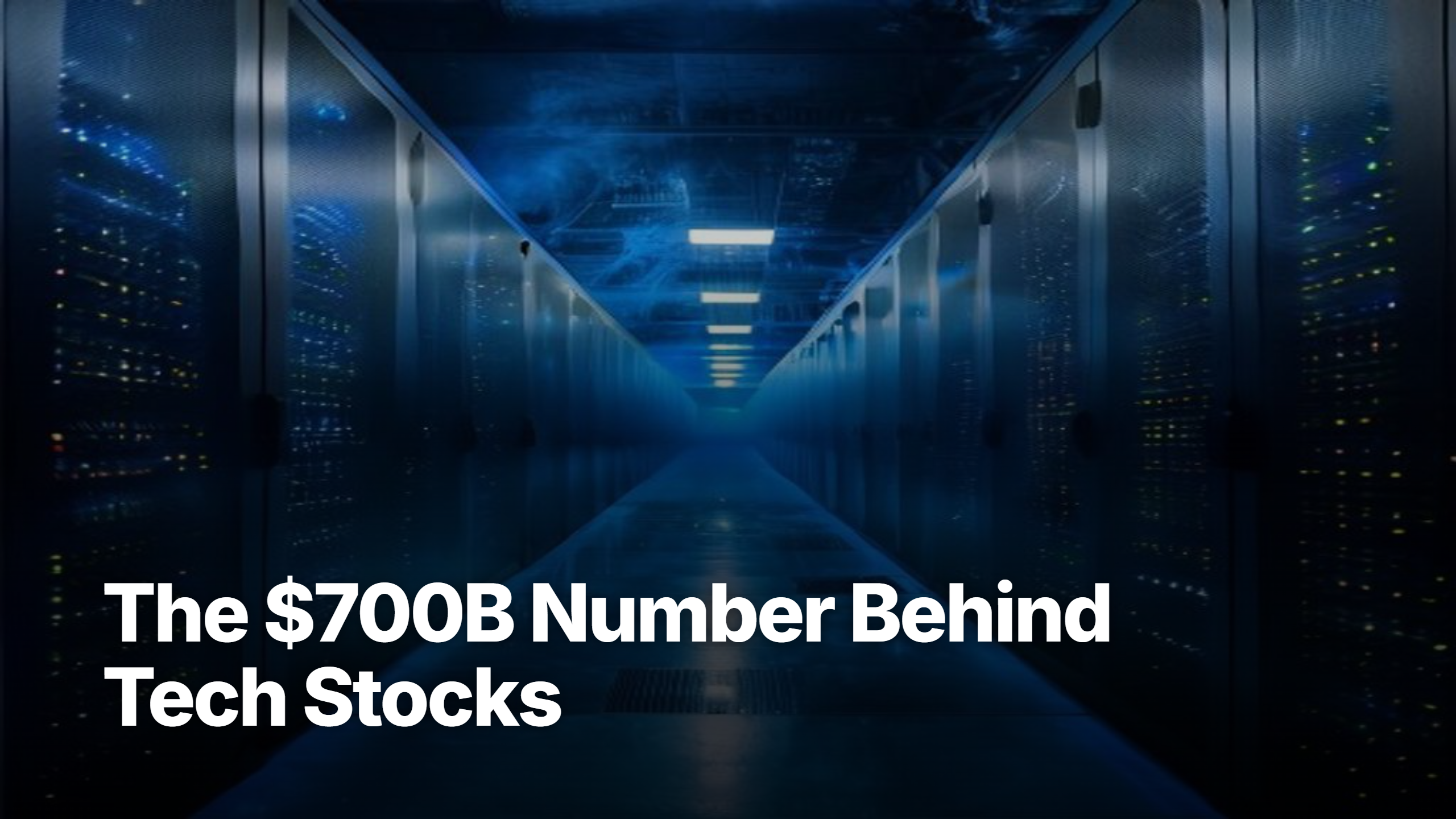 Hyperscaler capex feature image — data center server aisle with $700B headline
