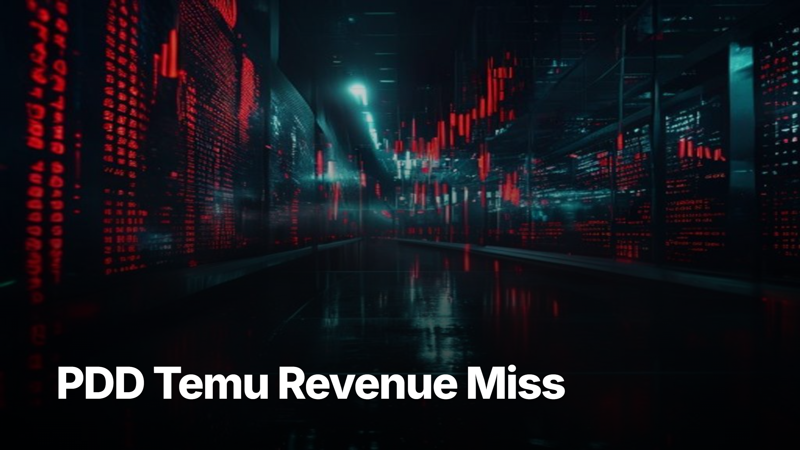 PDD Temu Q1 2026 revenue miss — stock falls on earnings disappointment