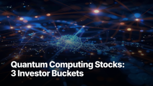 quantum computing stocks 2026 investment landscape abstract visualization