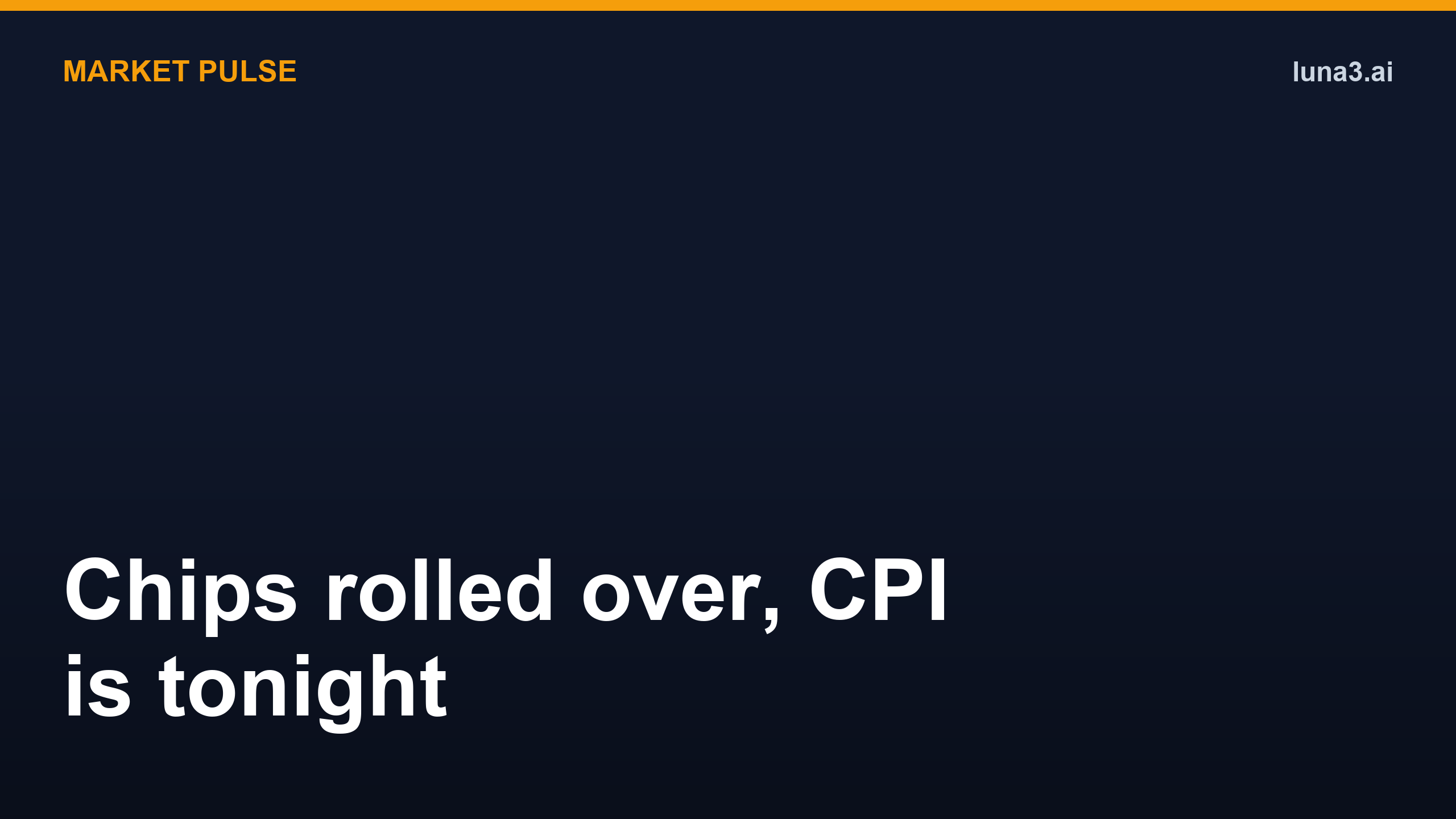 Market Pulse open take: 2026-06-10 - chip rotation into May CPI