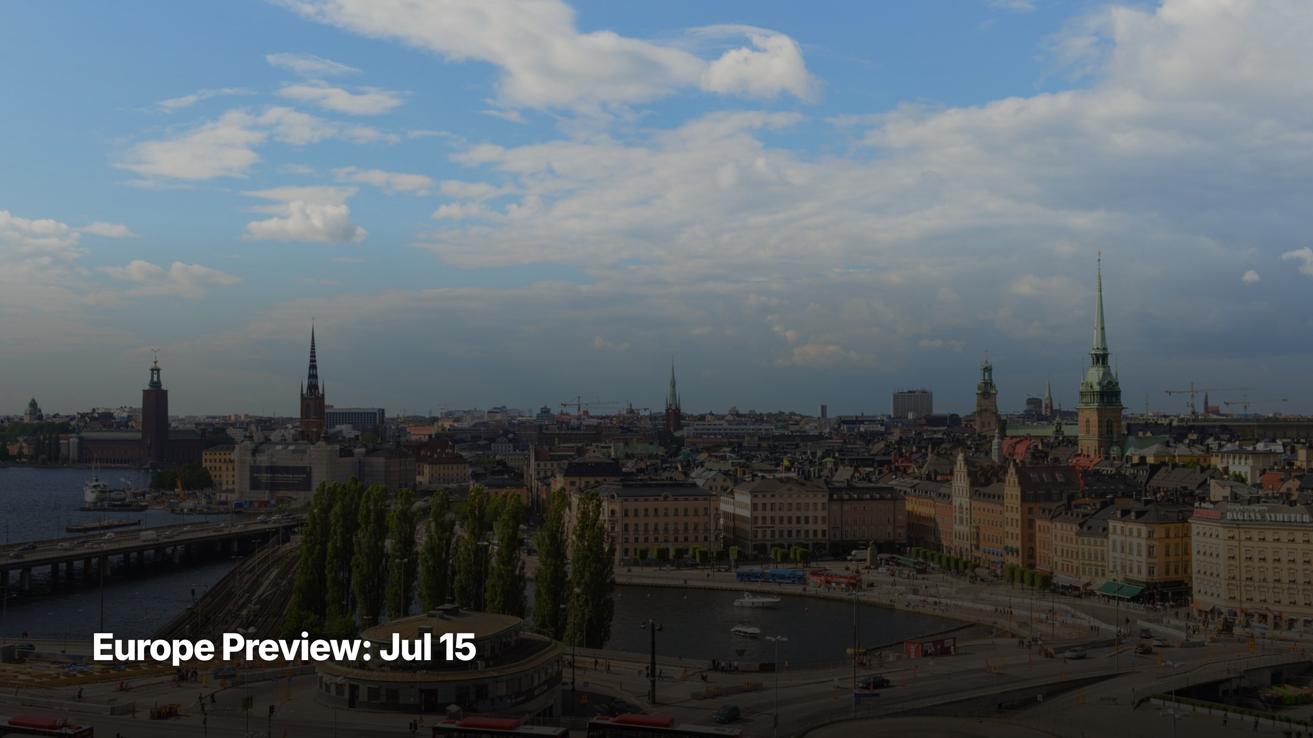 Europe market preview cover image for July 15, 2026