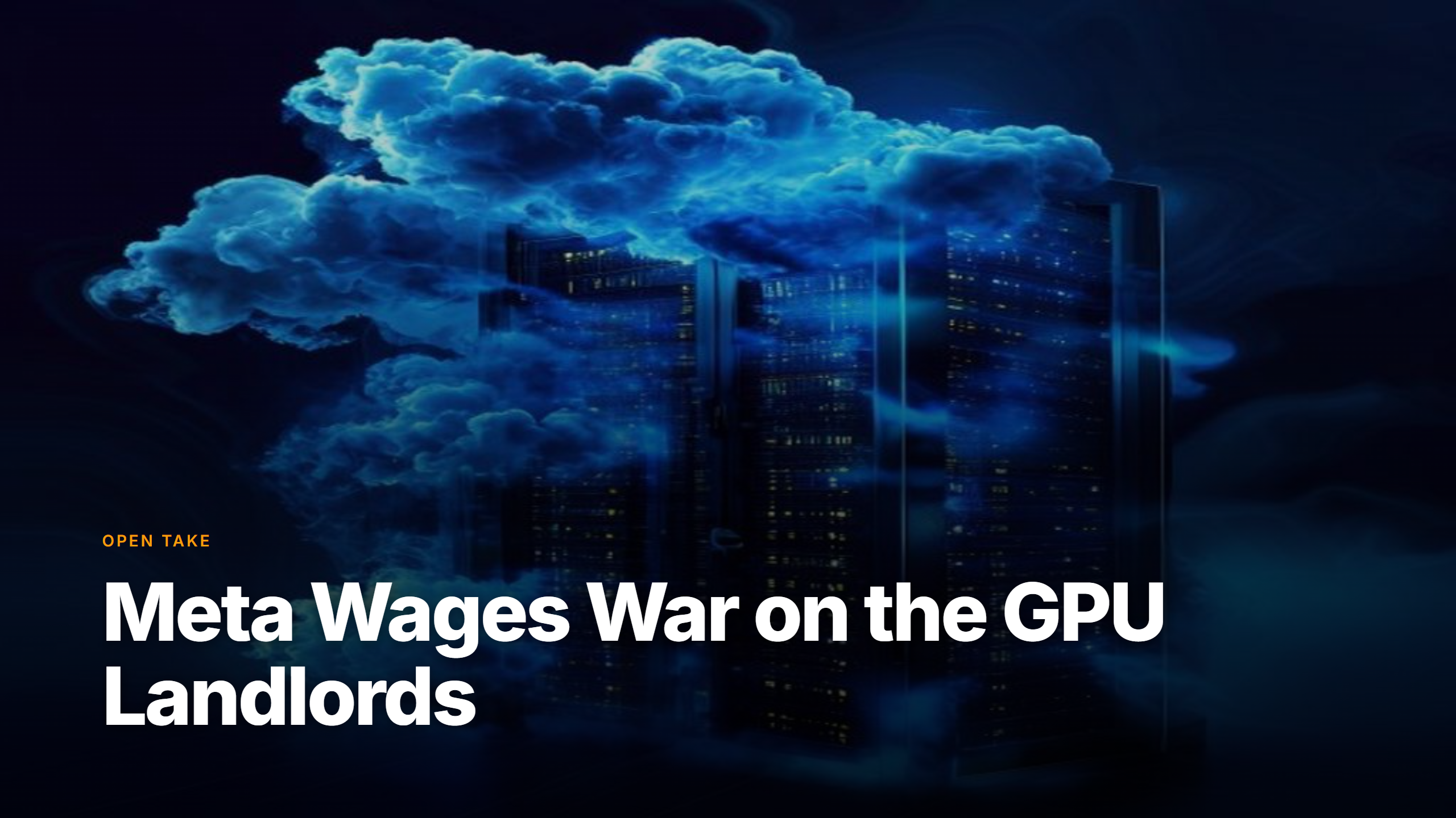 Market Pulse open take July 2 2026: Meta wages war on the GPU landlords