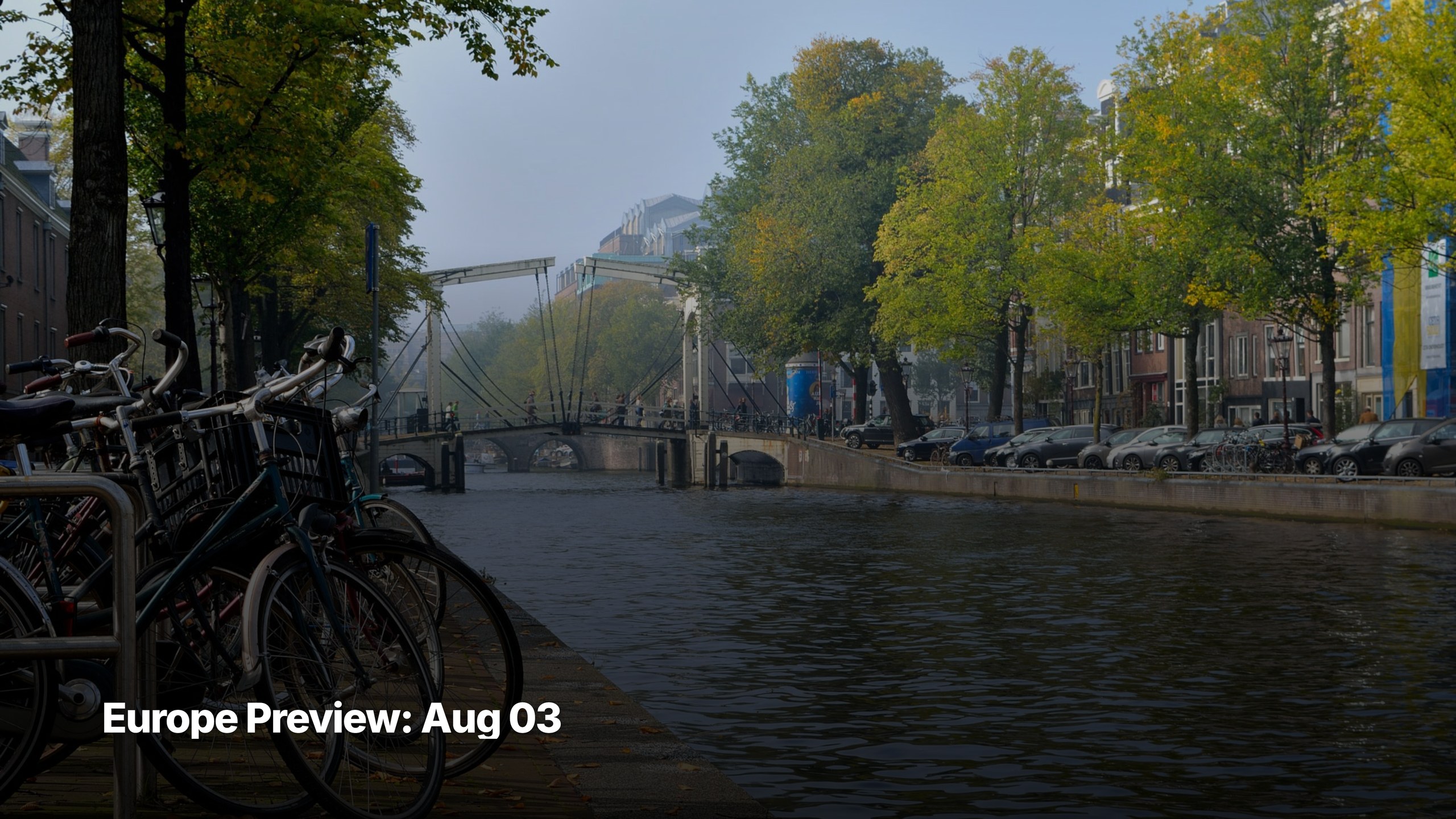 Europe market preview cover image for August 03, 2026