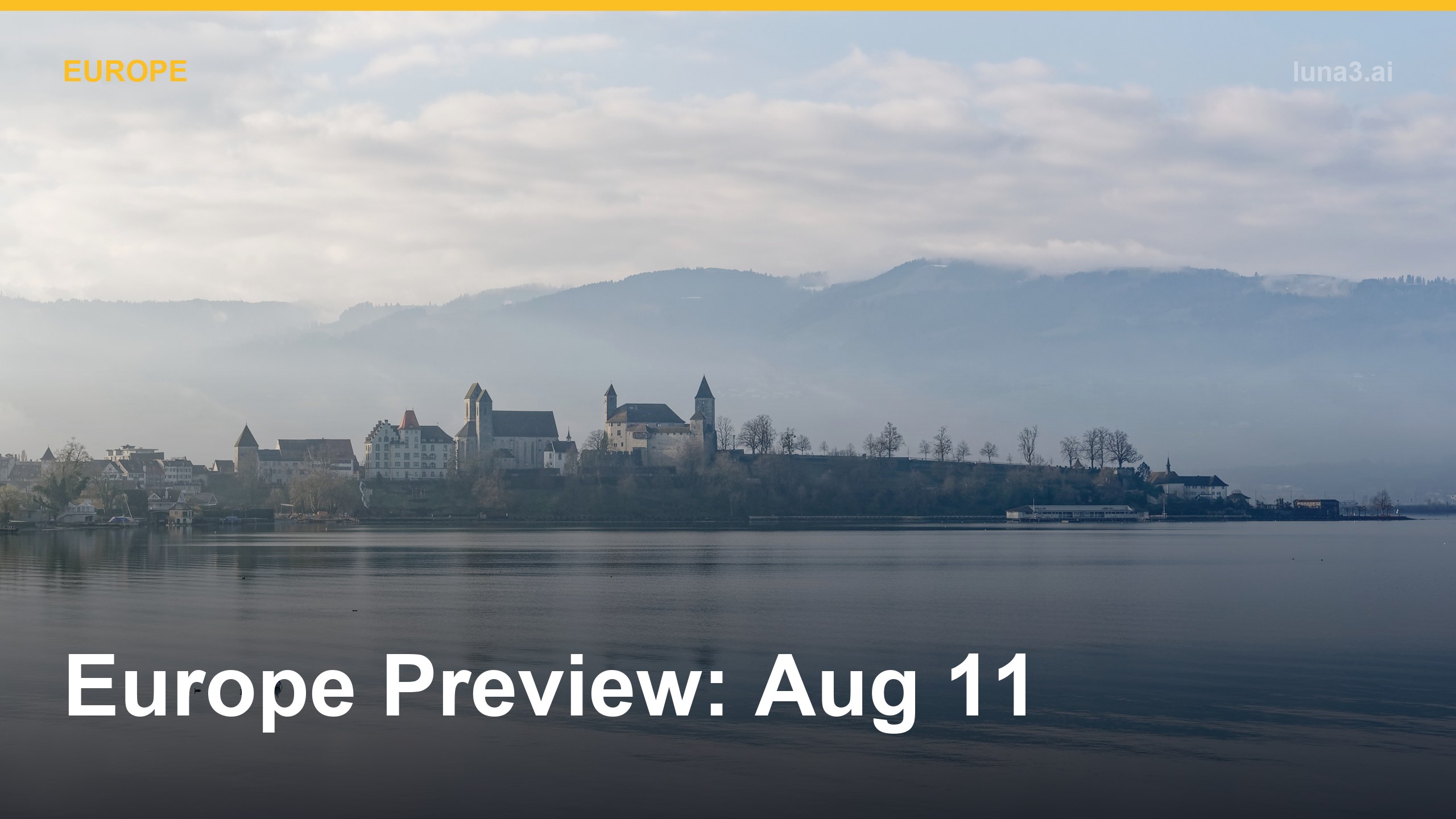 Europe market preview cover image for August 11, 2026