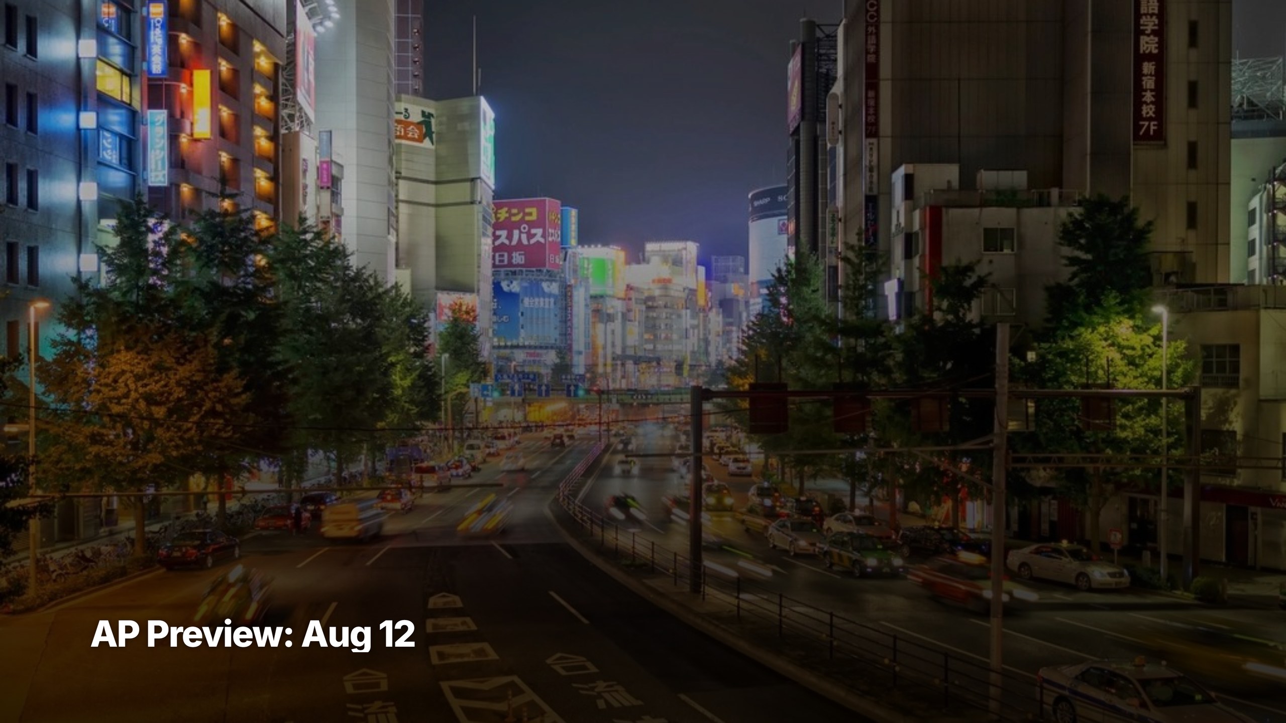 Asia-Pacific market preview cover image for August 12, 2026