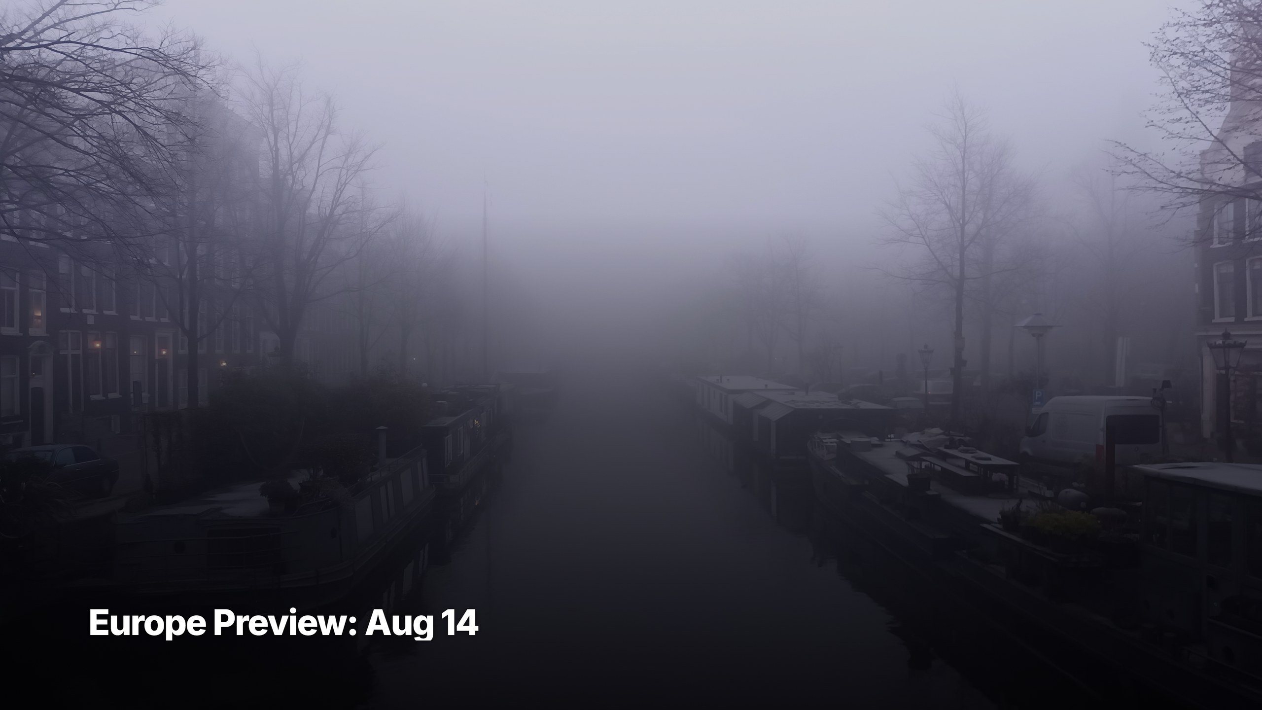 Europe market preview cover image for August 14, 2026