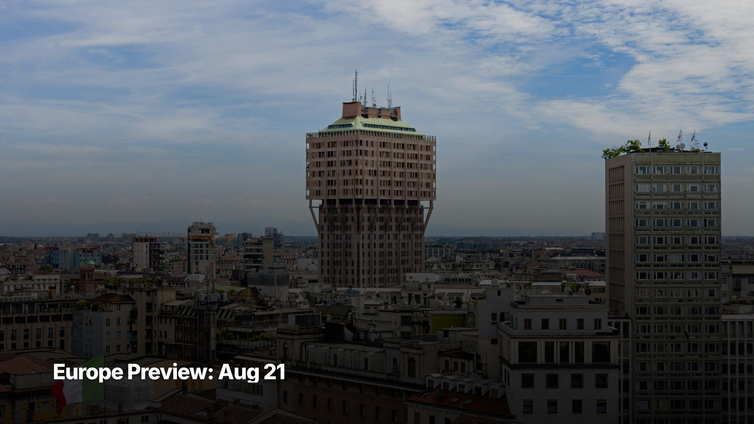 Europe market preview cover image for August 21, 2026