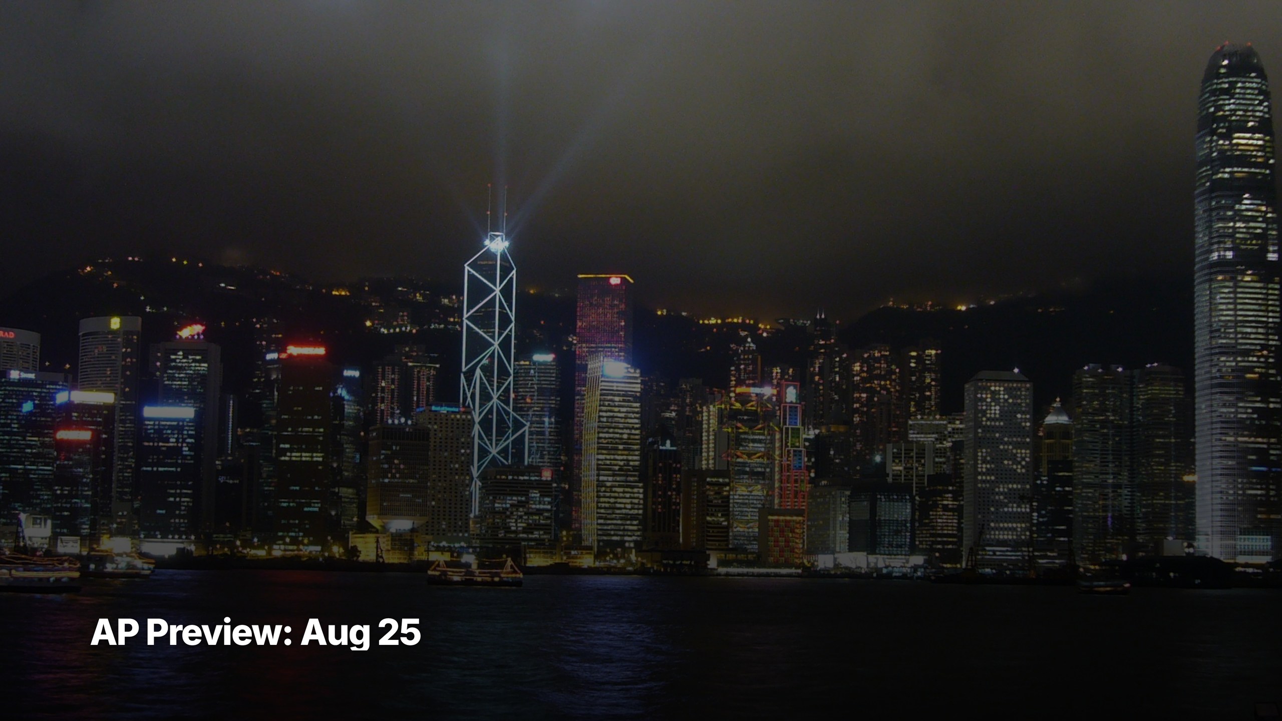 Asia-Pacific market preview cover image for August 25, 2026