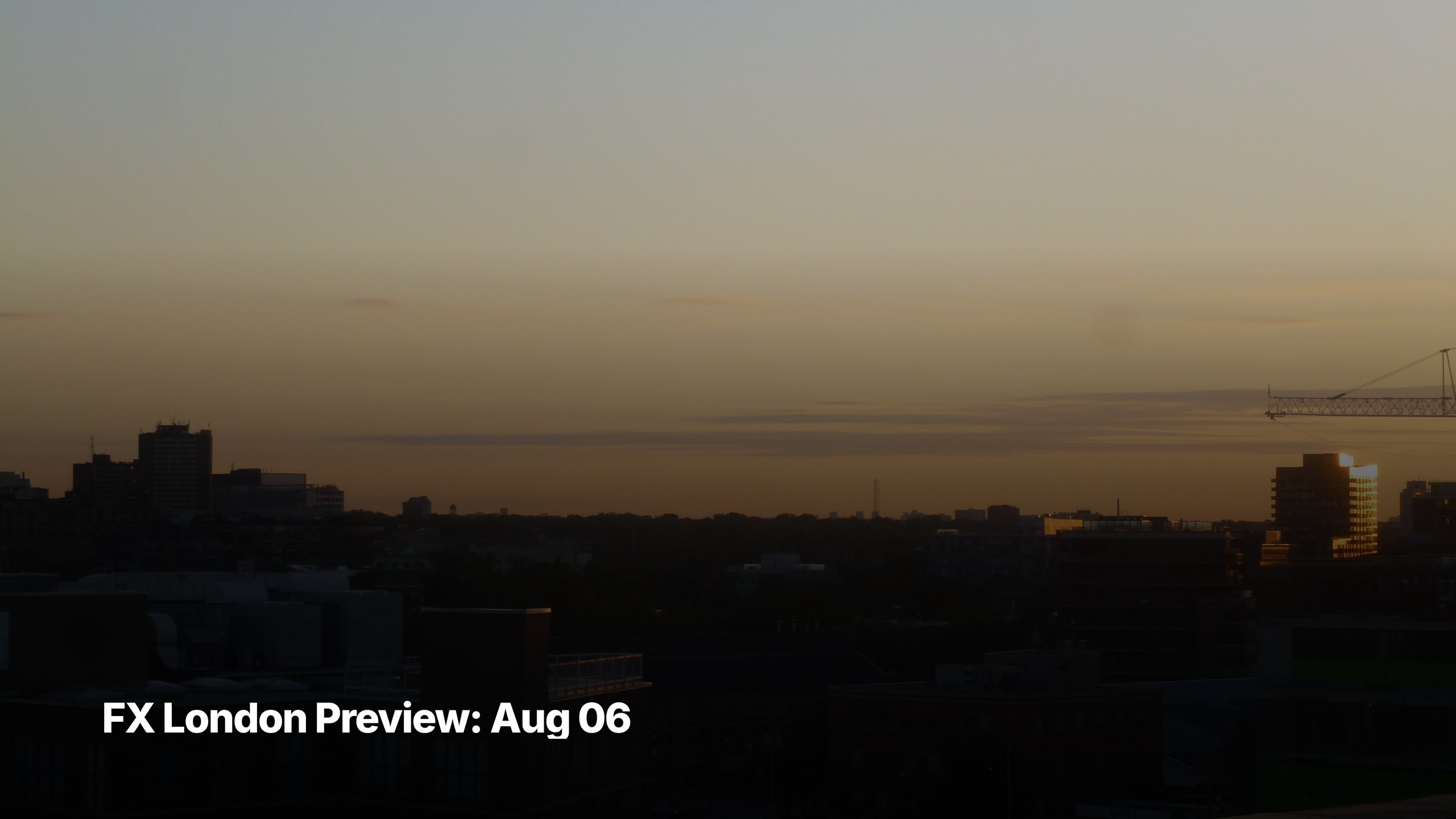 G10 FX London session preview cover image for August 06, 2026