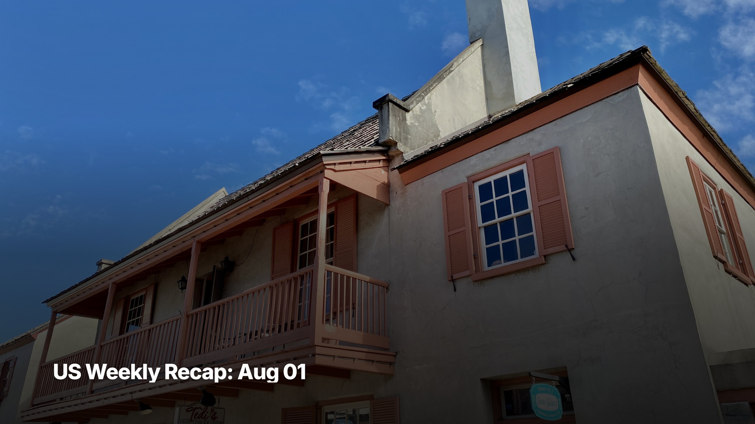 US weekly market recap for week ending August 01, 2026