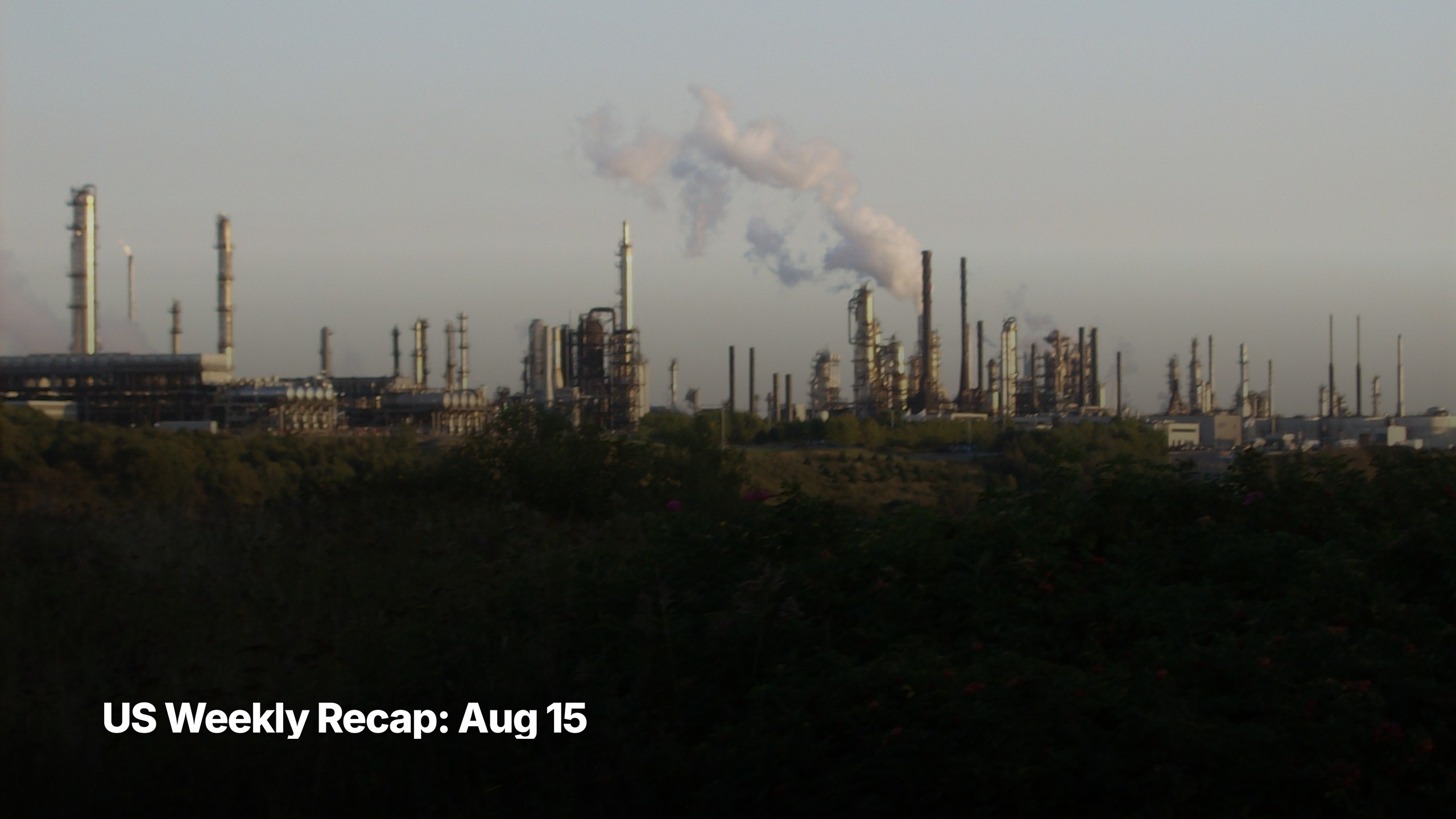US weekly market recap for week ending August 15, 2026